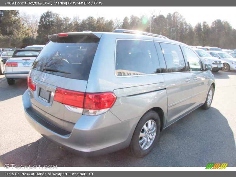 Sterling Gray Metallic / Gray 2009 Honda Odyssey EX-L