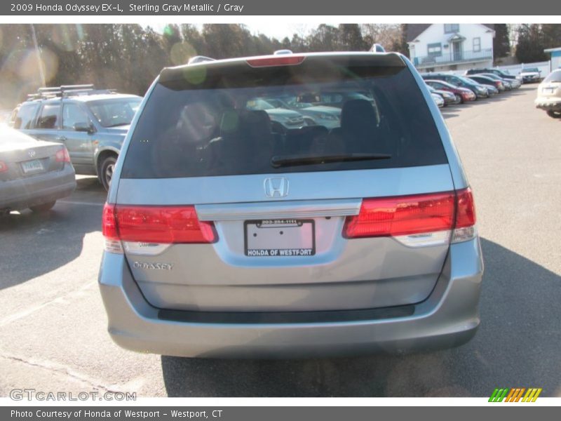 Sterling Gray Metallic / Gray 2009 Honda Odyssey EX-L