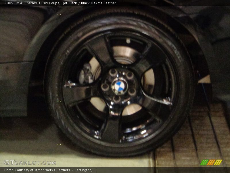 Jet Black / Black Dakota Leather 2009 BMW 3 Series 328xi Coupe