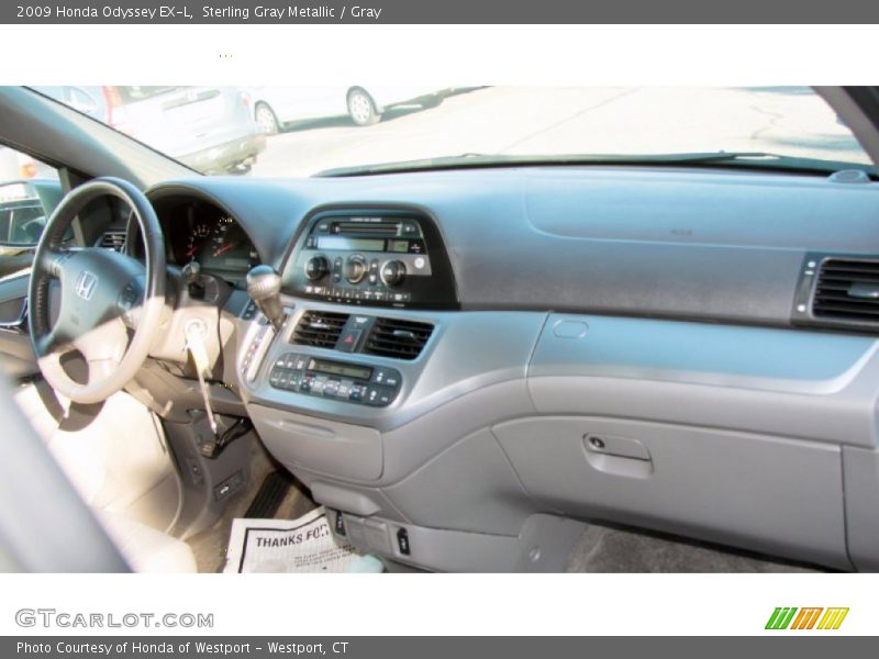 Sterling Gray Metallic / Gray 2009 Honda Odyssey EX-L