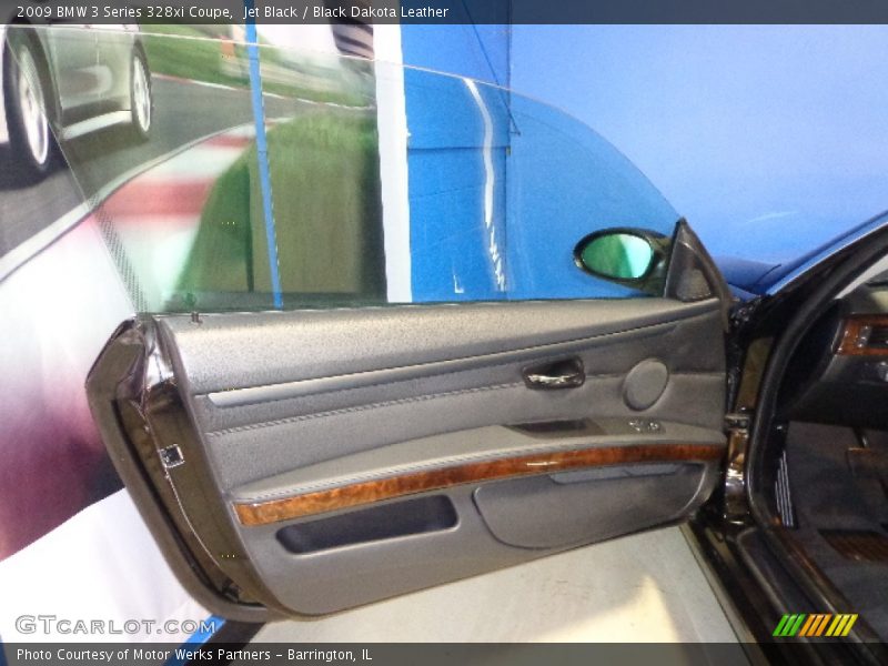 Jet Black / Black Dakota Leather 2009 BMW 3 Series 328xi Coupe