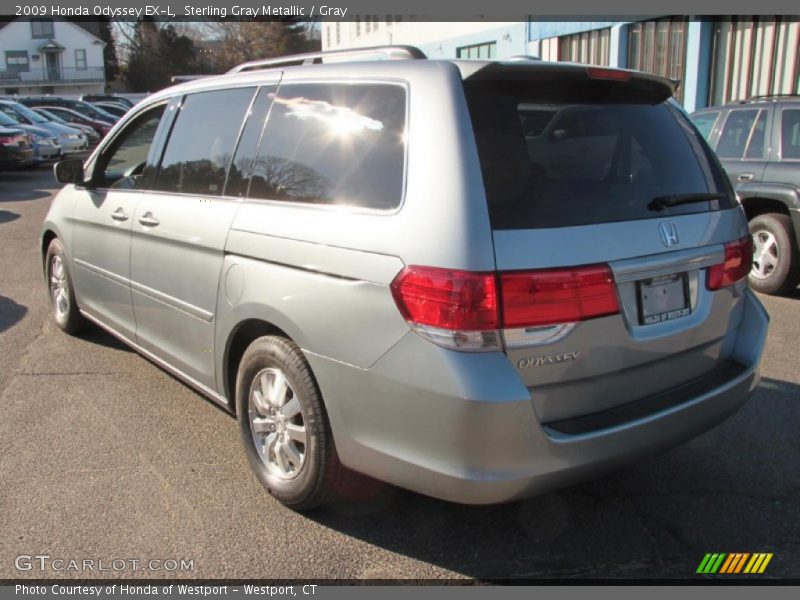 Sterling Gray Metallic / Gray 2009 Honda Odyssey EX-L