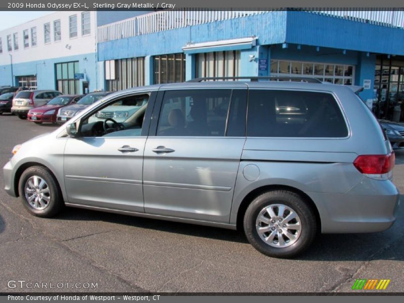 Sterling Gray Metallic / Gray 2009 Honda Odyssey EX-L