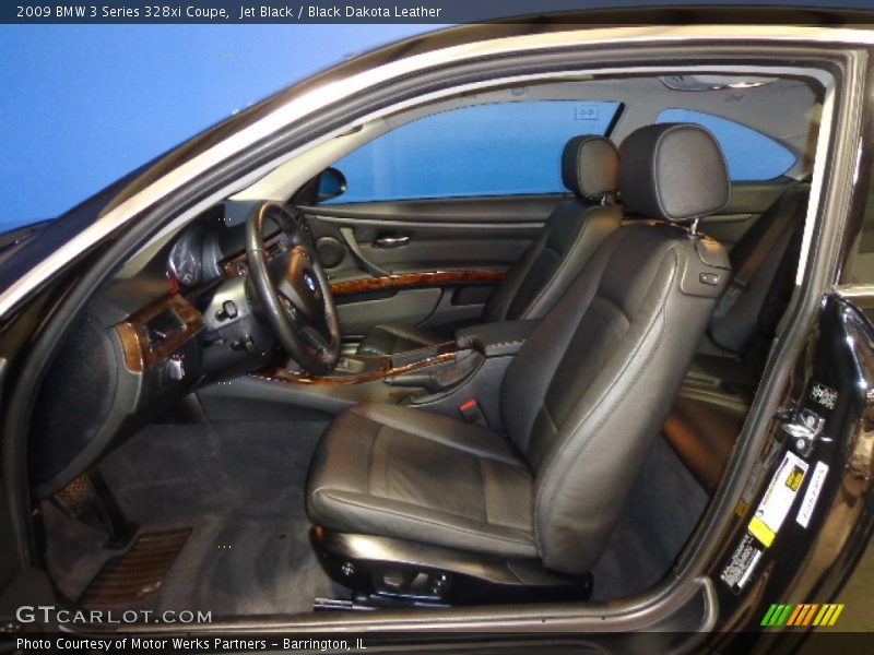 Jet Black / Black Dakota Leather 2009 BMW 3 Series 328xi Coupe