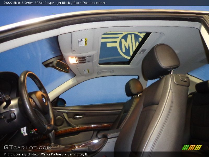 Jet Black / Black Dakota Leather 2009 BMW 3 Series 328xi Coupe