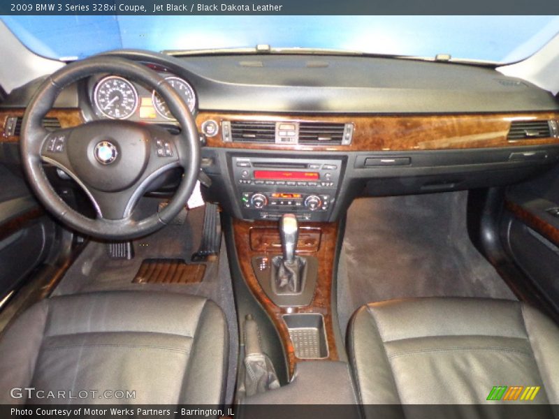 Jet Black / Black Dakota Leather 2009 BMW 3 Series 328xi Coupe
