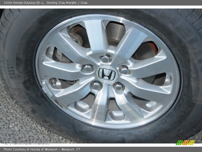 Sterling Gray Metallic / Gray 2009 Honda Odyssey EX-L