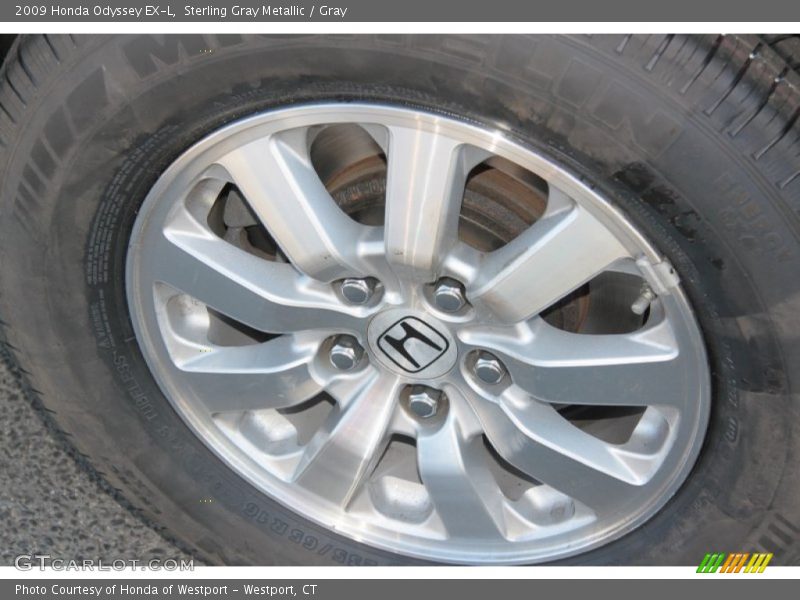 Sterling Gray Metallic / Gray 2009 Honda Odyssey EX-L