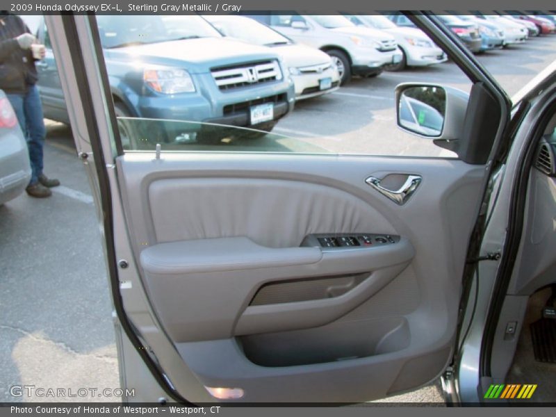 Sterling Gray Metallic / Gray 2009 Honda Odyssey EX-L