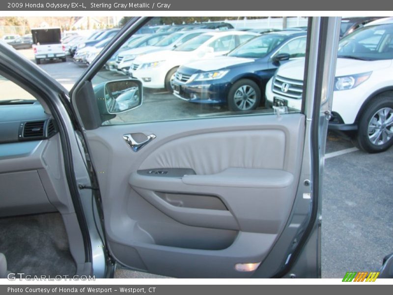 Sterling Gray Metallic / Gray 2009 Honda Odyssey EX-L