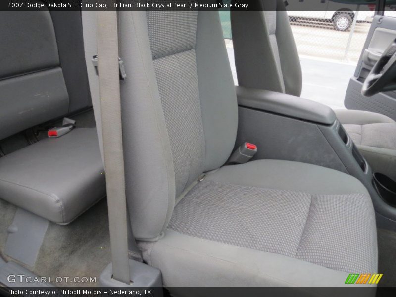 Front Seat of 2007 Dakota SLT Club Cab