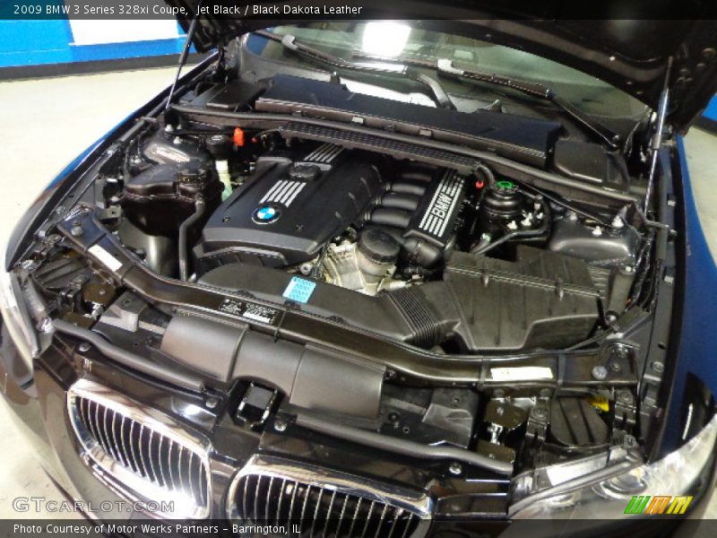 Jet Black / Black Dakota Leather 2009 BMW 3 Series 328xi Coupe