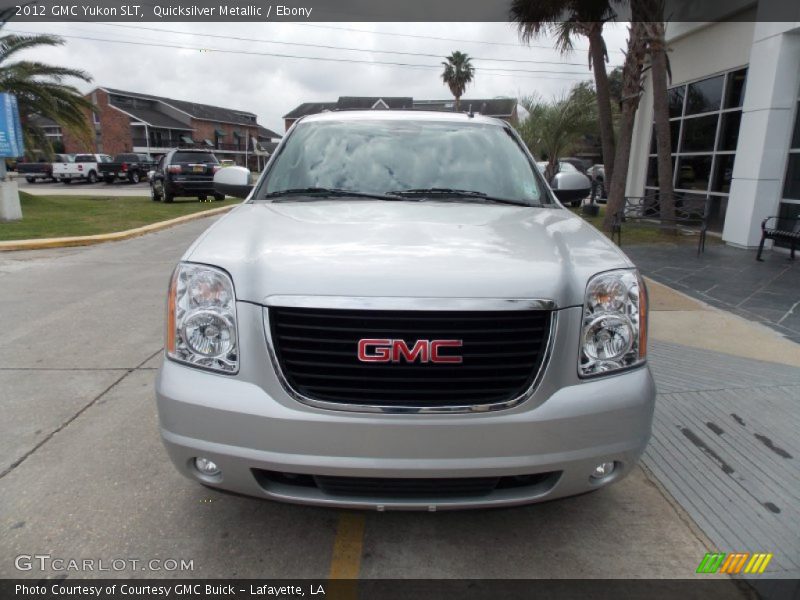 Quicksilver Metallic / Ebony 2012 GMC Yukon SLT