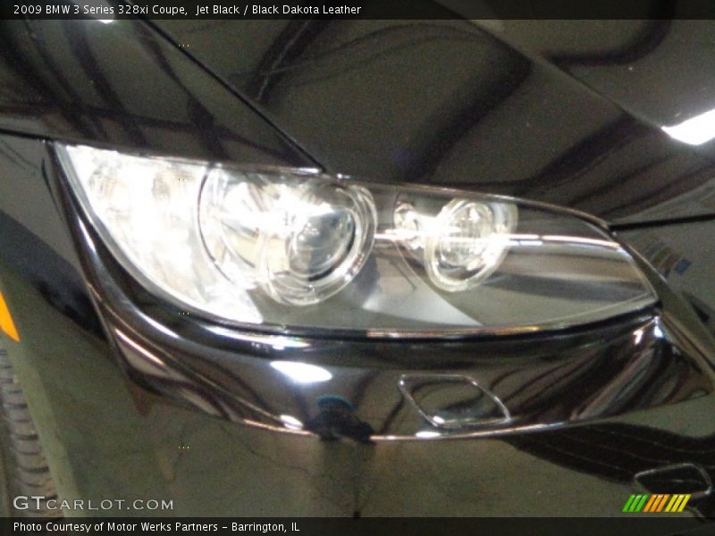 Jet Black / Black Dakota Leather 2009 BMW 3 Series 328xi Coupe