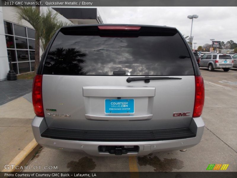 Quicksilver Metallic / Ebony 2012 GMC Yukon SLT