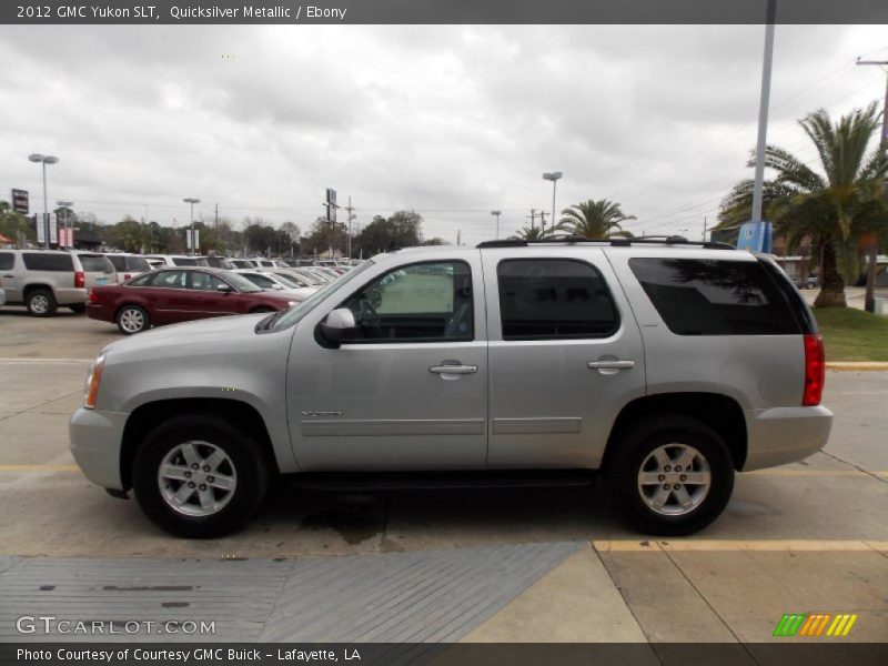 Quicksilver Metallic / Ebony 2012 GMC Yukon SLT