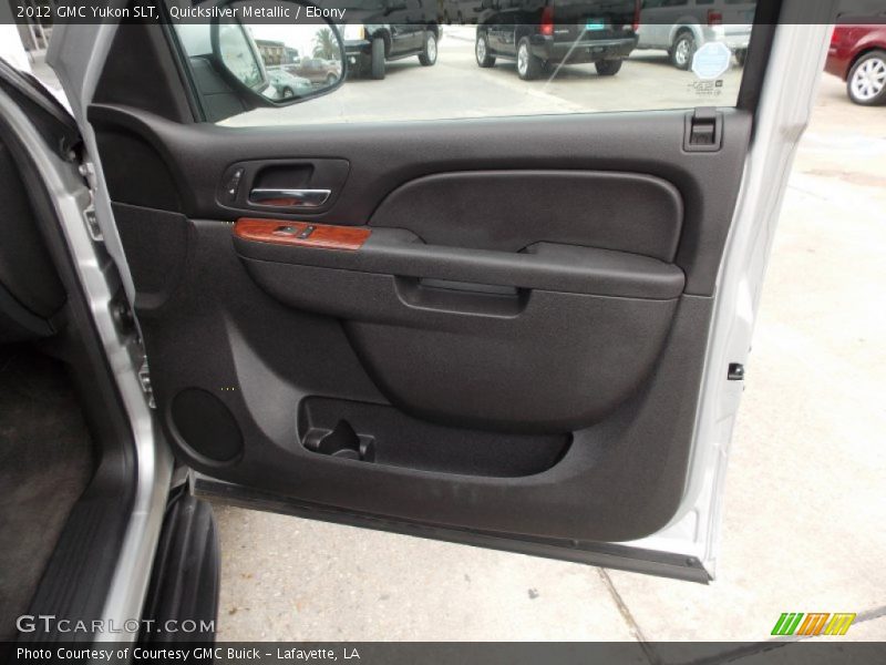 Quicksilver Metallic / Ebony 2012 GMC Yukon SLT