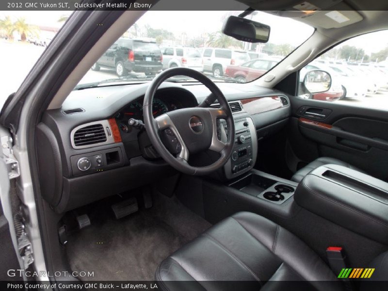  2012 Yukon SLT Ebony Interior