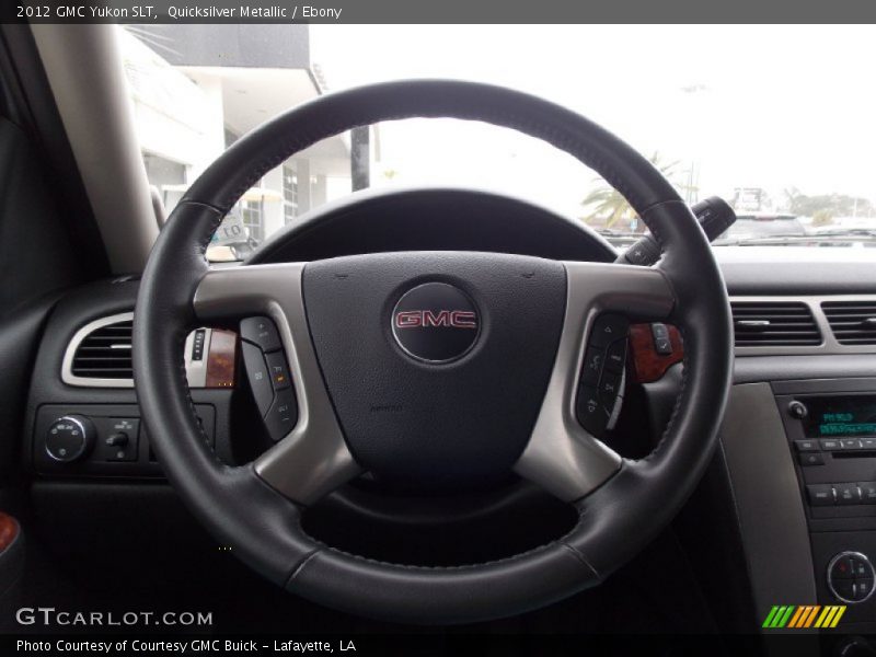 Quicksilver Metallic / Ebony 2012 GMC Yukon SLT