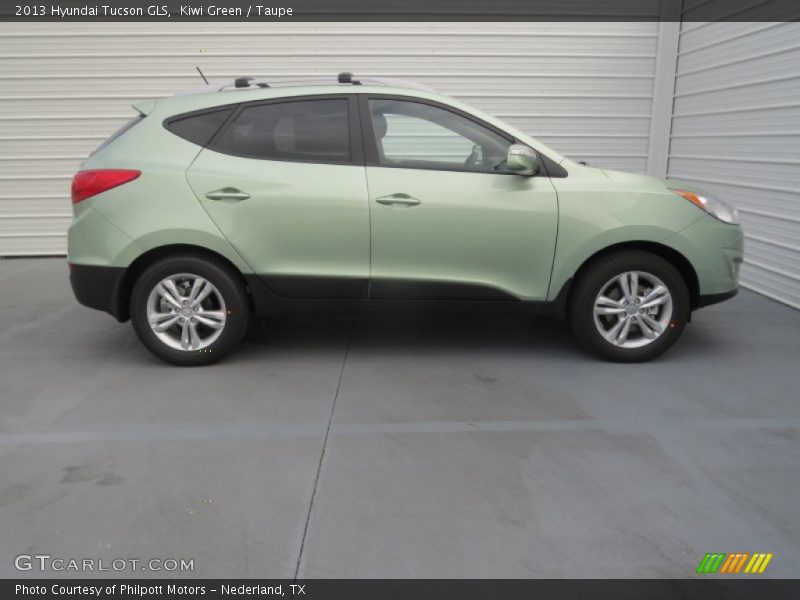 Kiwi Green / Taupe 2013 Hyundai Tucson GLS