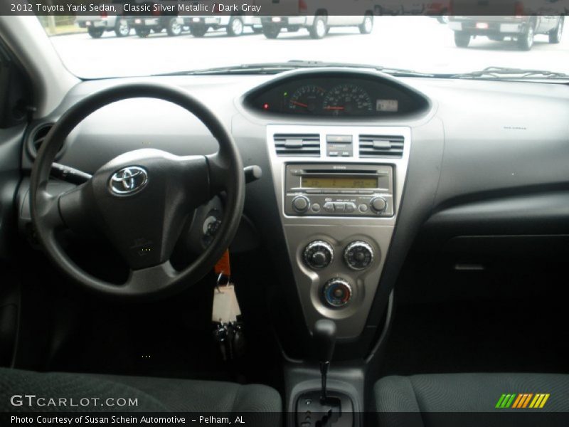 Classic Silver Metallic / Dark Gray 2012 Toyota Yaris Sedan