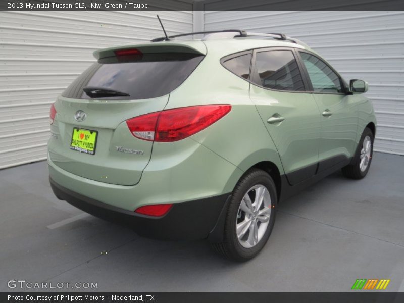 Kiwi Green / Taupe 2013 Hyundai Tucson GLS