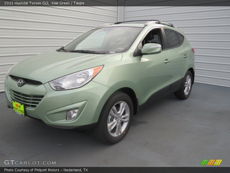 Kiwi Green / Taupe 2013 Hyundai Tucson GLS