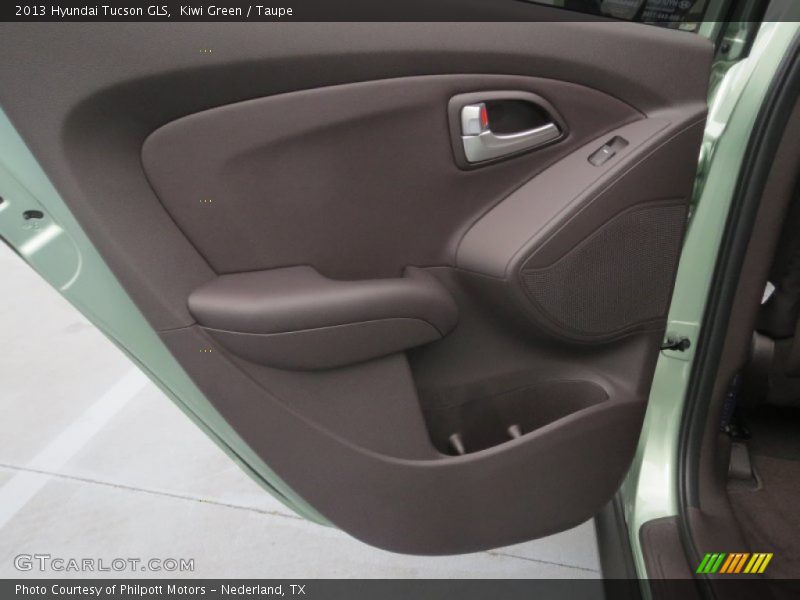 Kiwi Green / Taupe 2013 Hyundai Tucson GLS