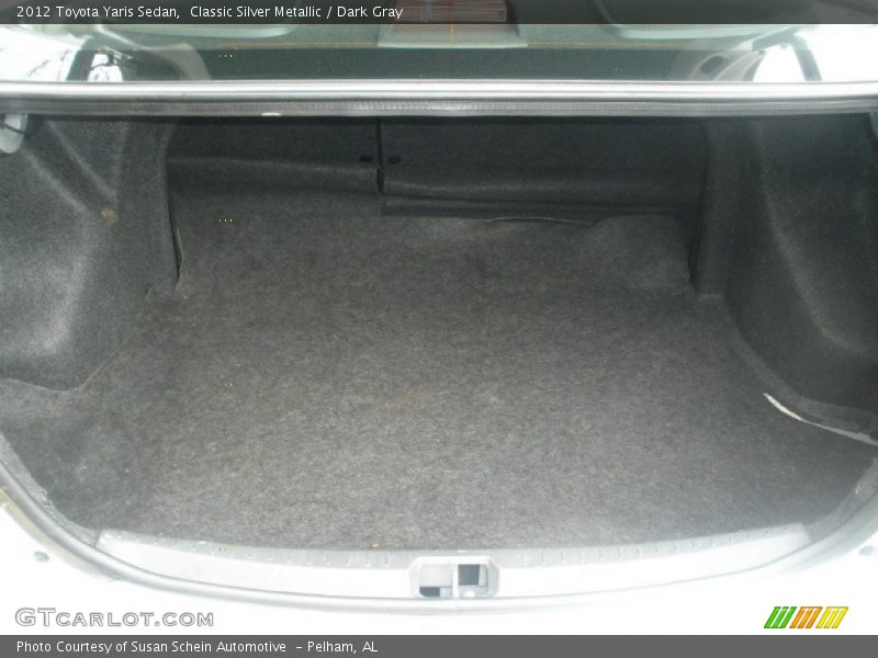 Classic Silver Metallic / Dark Gray 2012 Toyota Yaris Sedan