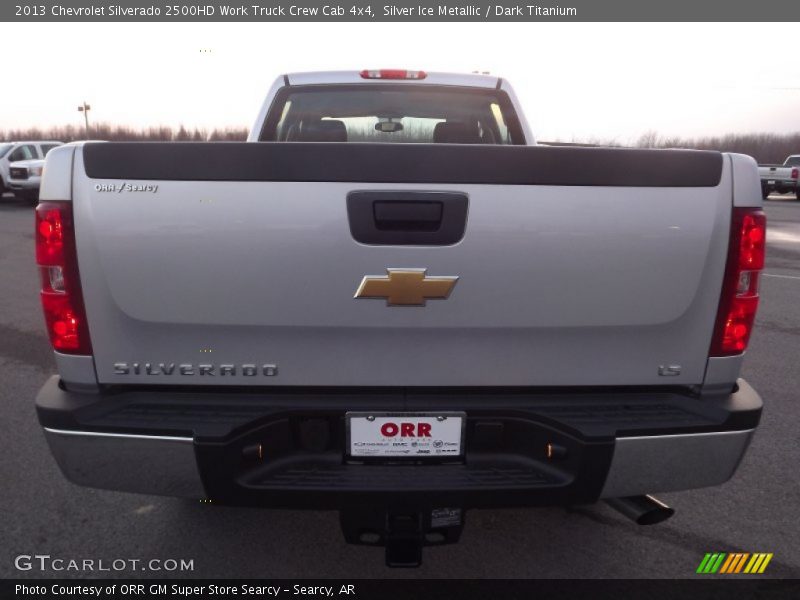 Silver Ice Metallic / Dark Titanium 2013 Chevrolet Silverado 2500HD Work Truck Crew Cab 4x4