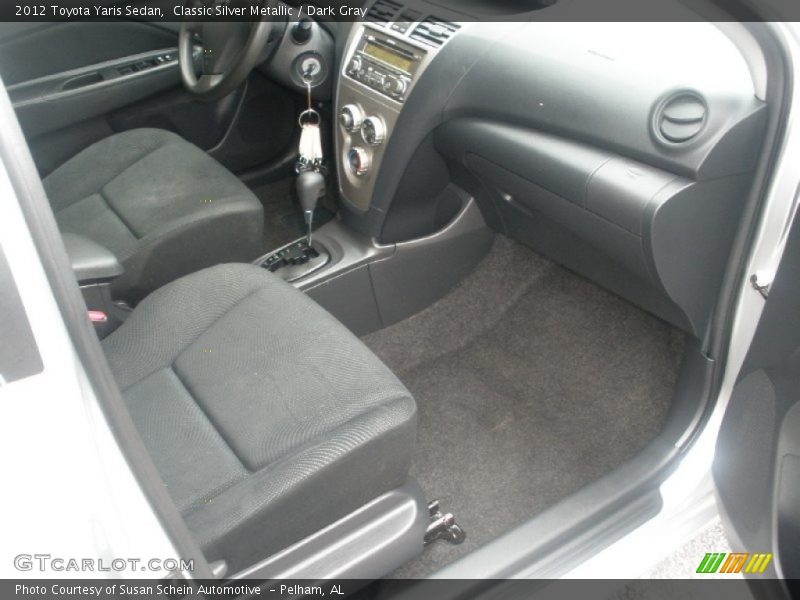 Classic Silver Metallic / Dark Gray 2012 Toyota Yaris Sedan