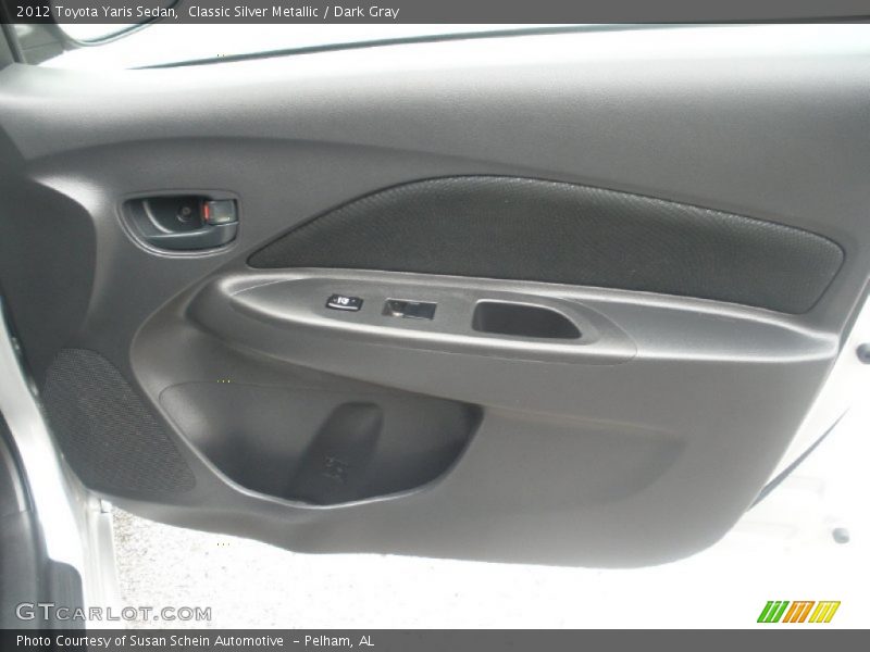 Classic Silver Metallic / Dark Gray 2012 Toyota Yaris Sedan