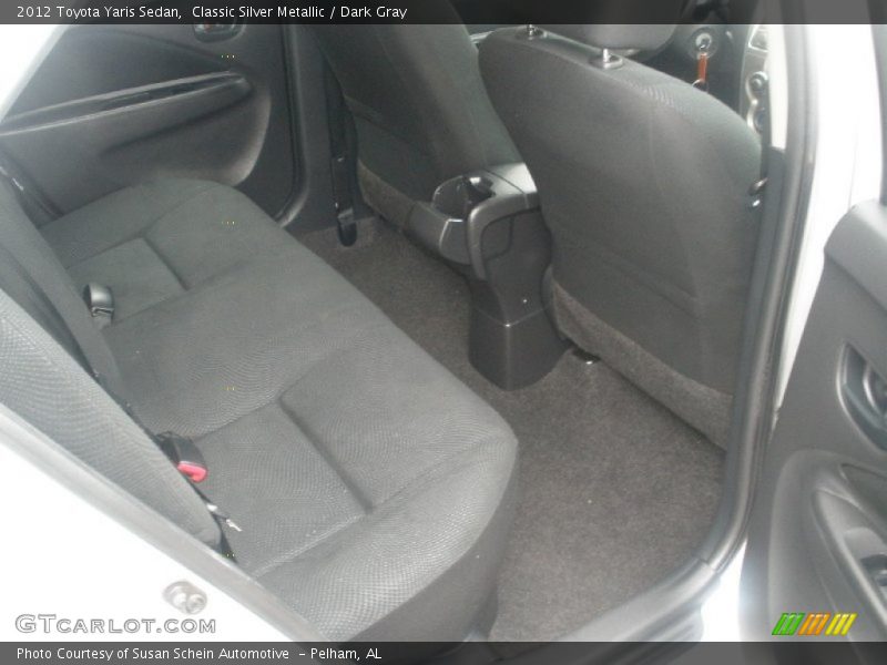 Classic Silver Metallic / Dark Gray 2012 Toyota Yaris Sedan