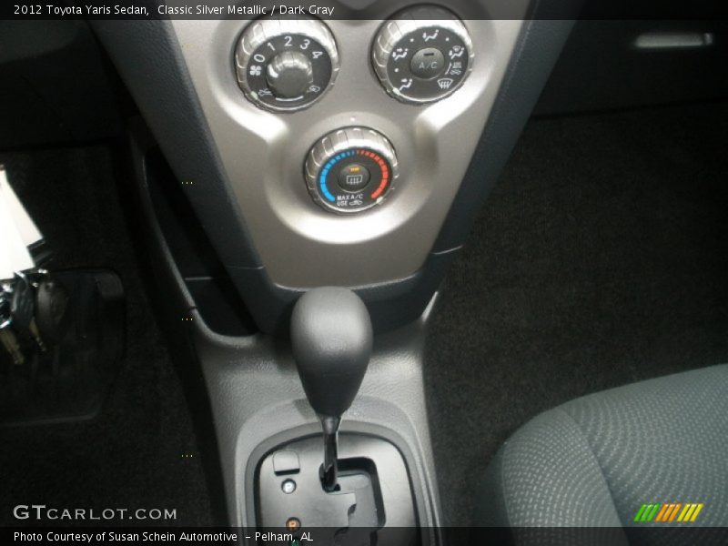 Classic Silver Metallic / Dark Gray 2012 Toyota Yaris Sedan