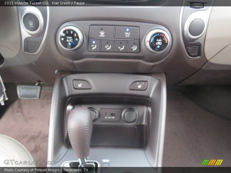 Kiwi Green / Taupe 2013 Hyundai Tucson GLS