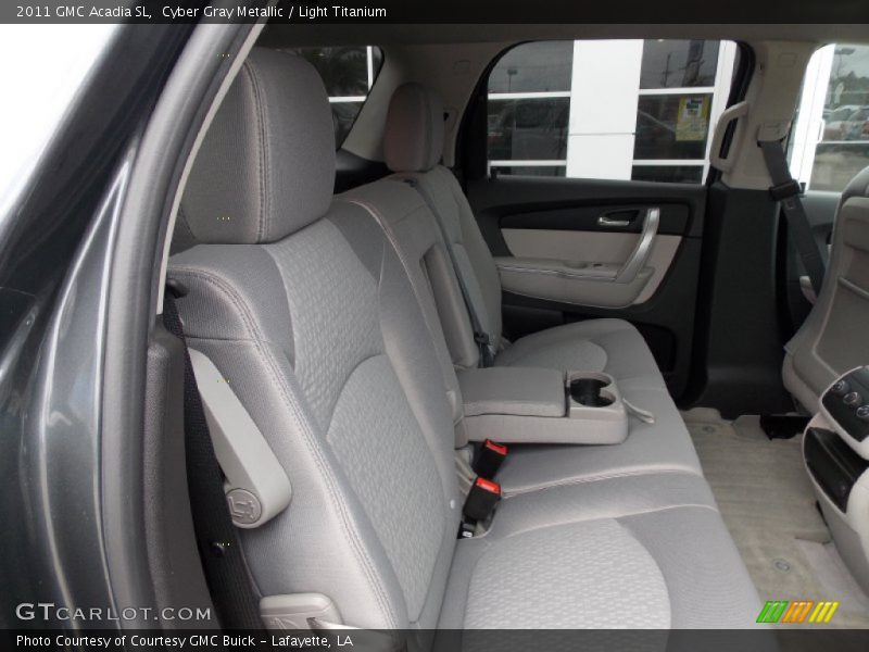 Cyber Gray Metallic / Light Titanium 2011 GMC Acadia SL