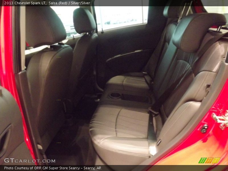 Salsa (Red) / Silver/Silver 2013 Chevrolet Spark LT