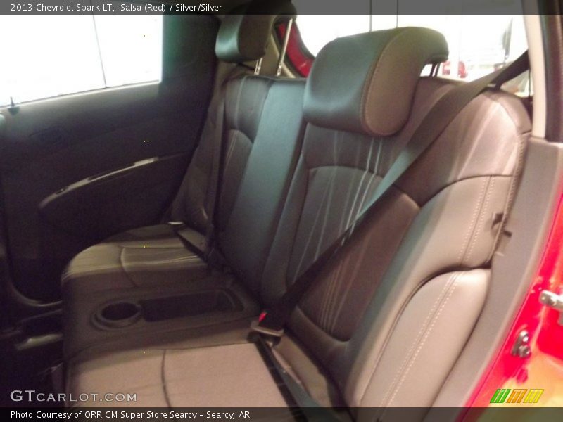 Salsa (Red) / Silver/Silver 2013 Chevrolet Spark LT