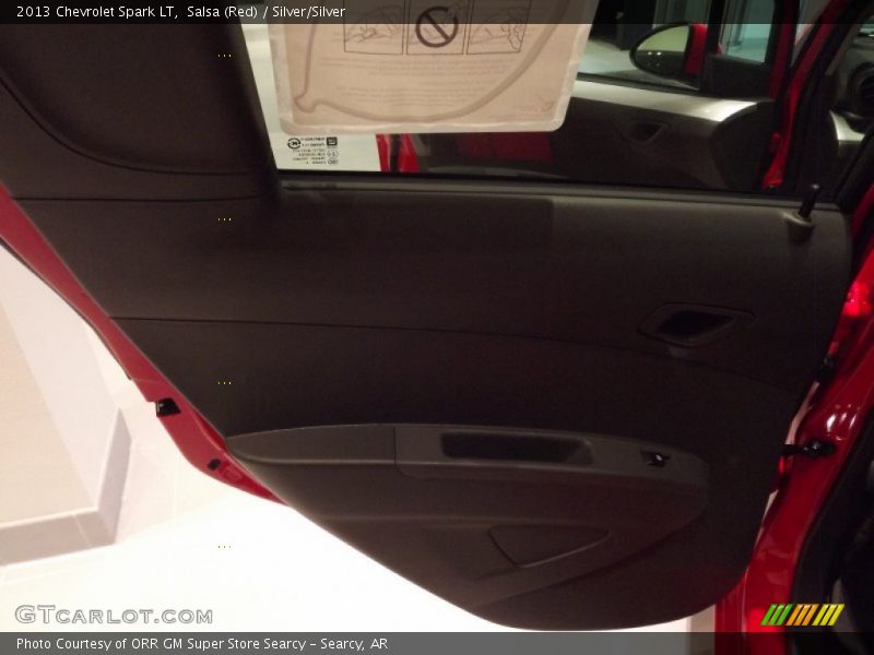 Salsa (Red) / Silver/Silver 2013 Chevrolet Spark LT