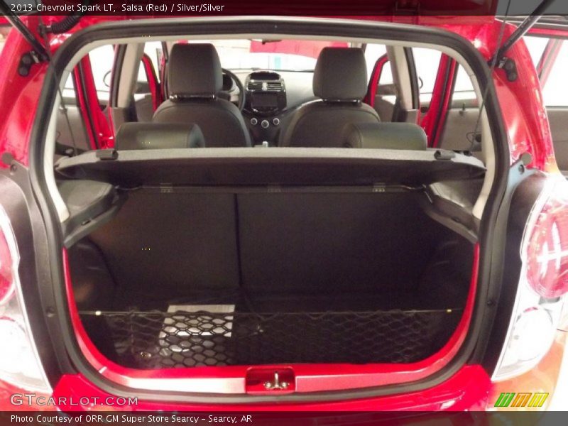 Salsa (Red) / Silver/Silver 2013 Chevrolet Spark LT