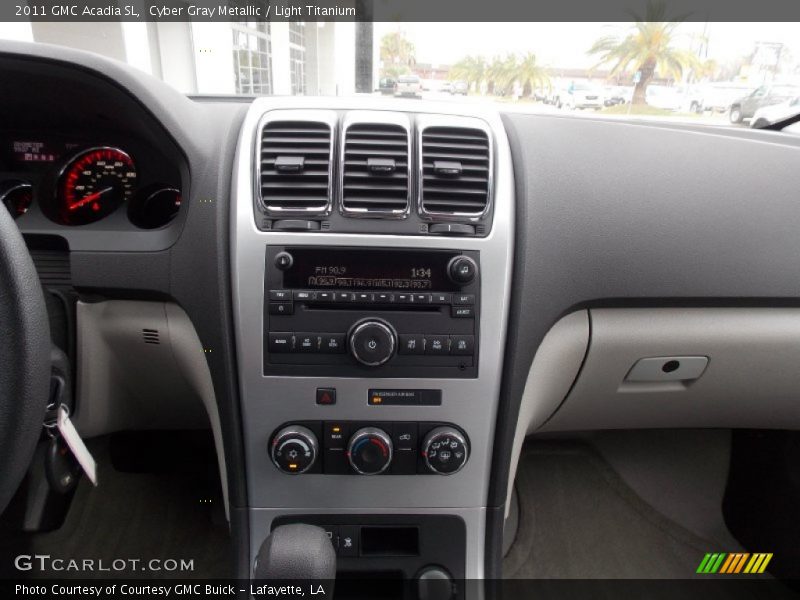 Cyber Gray Metallic / Light Titanium 2011 GMC Acadia SL