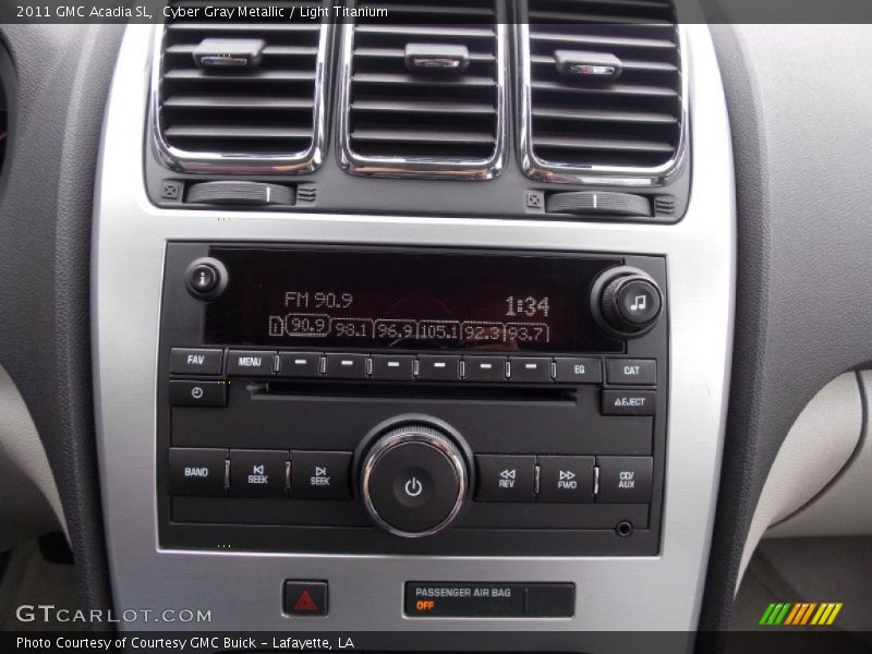 Cyber Gray Metallic / Light Titanium 2011 GMC Acadia SL