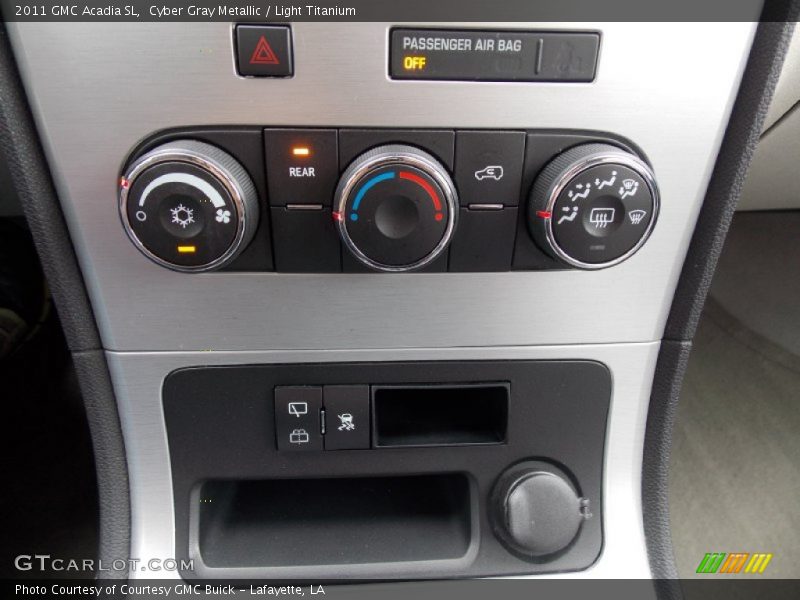 Cyber Gray Metallic / Light Titanium 2011 GMC Acadia SL