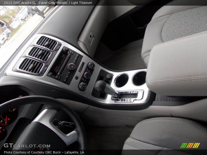 Cyber Gray Metallic / Light Titanium 2011 GMC Acadia SL