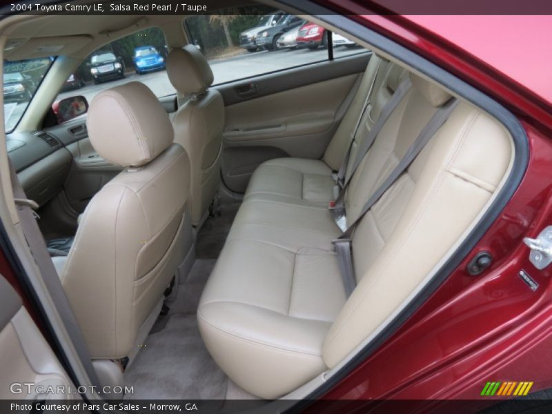Salsa Red Pearl / Taupe 2004 Toyota Camry LE