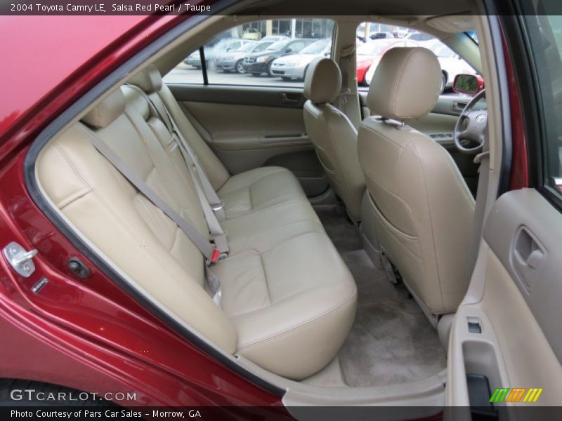 Salsa Red Pearl / Taupe 2004 Toyota Camry LE