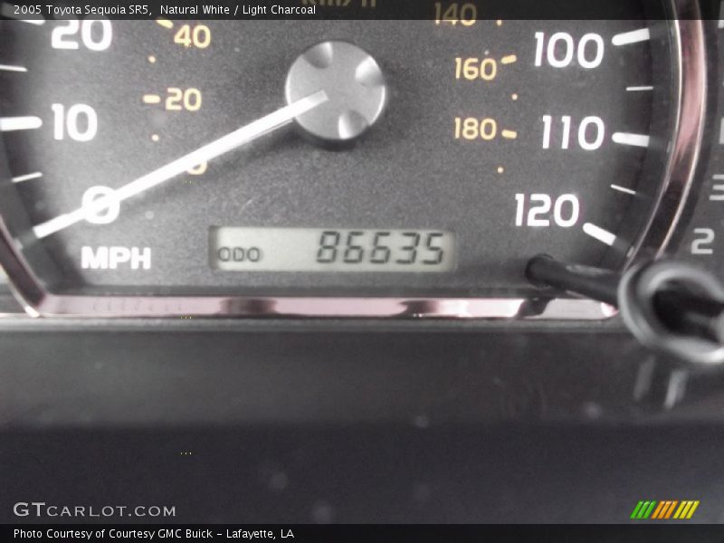 Natural White / Light Charcoal 2005 Toyota Sequoia SR5