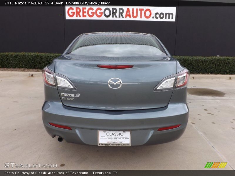 Dolphin Gray Mica / Black 2013 Mazda MAZDA3 i SV 4 Door