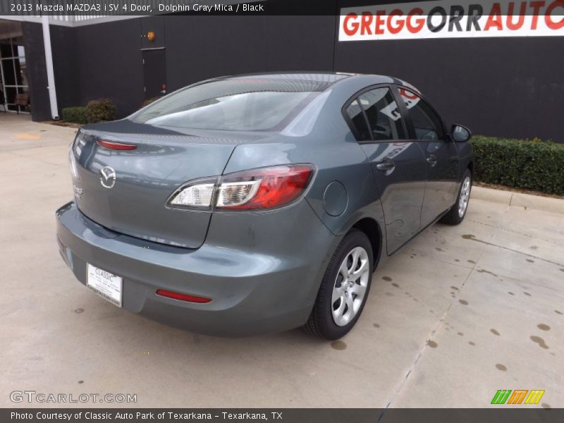 Dolphin Gray Mica / Black 2013 Mazda MAZDA3 i SV 4 Door