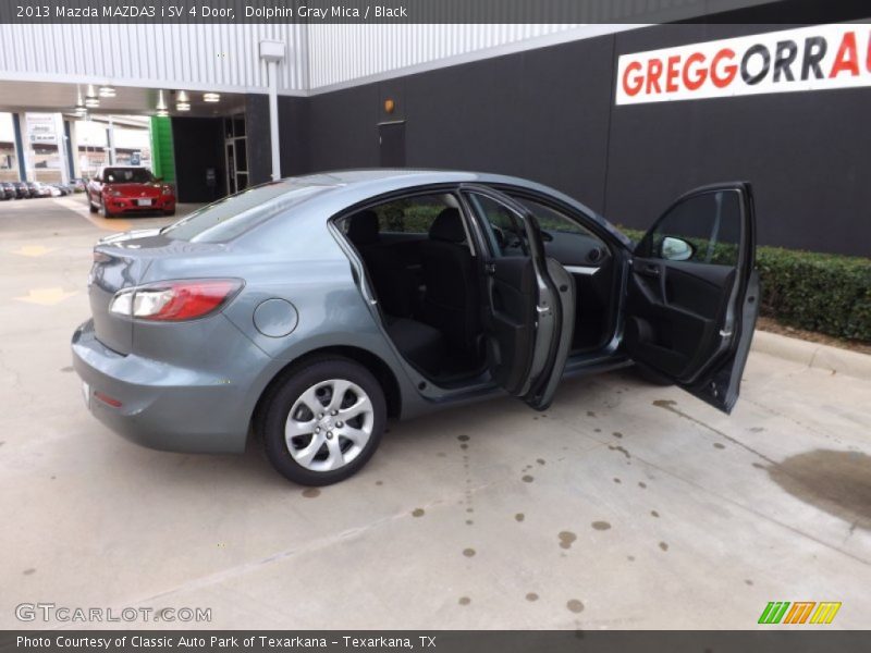 Dolphin Gray Mica / Black 2013 Mazda MAZDA3 i SV 4 Door